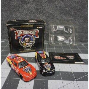 1998 Nascar 50th Anniversary Commemorative Set Ford Taurus Monte Carlo 1:64